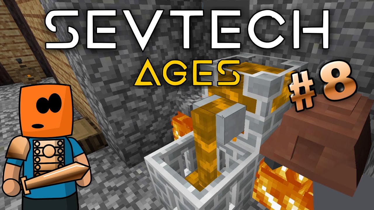 Minecraft - Dowsing Rod for Copper - SevTech Ages #8
