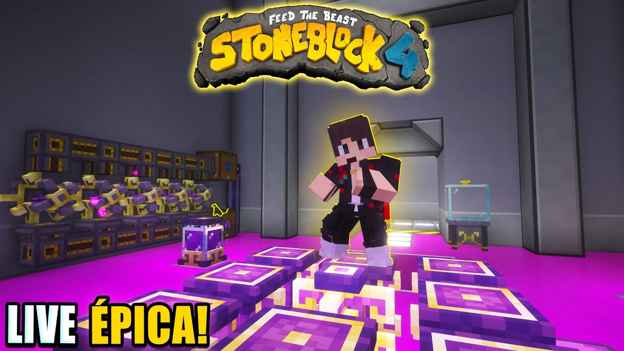 🛑 STONEBLOCK! A BASE ESTÁ ESPANDINDOOOO! !HOST !TOP