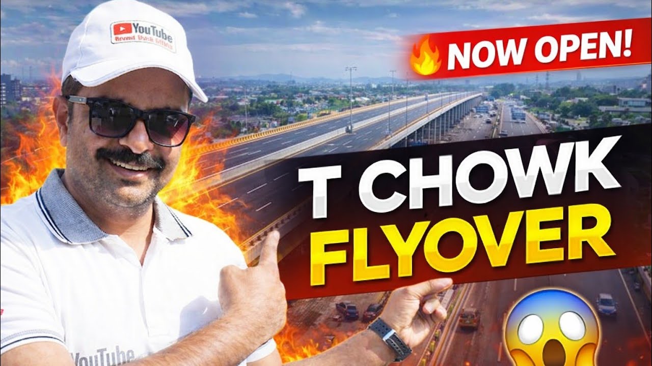 First Time on T Chowk Flyover 😳🔥 | Smooth Drive & Amazing View- Happy New Year 2026