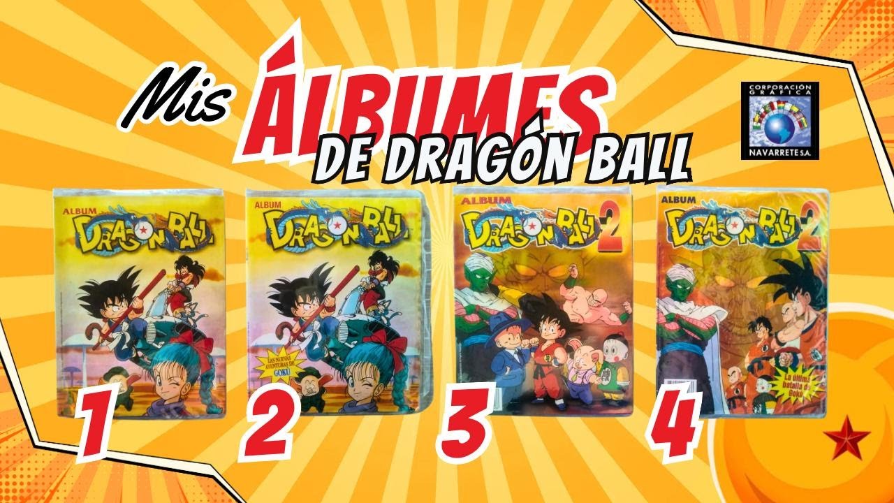 Mi secuencia de álbumes Dragon Ball clásico