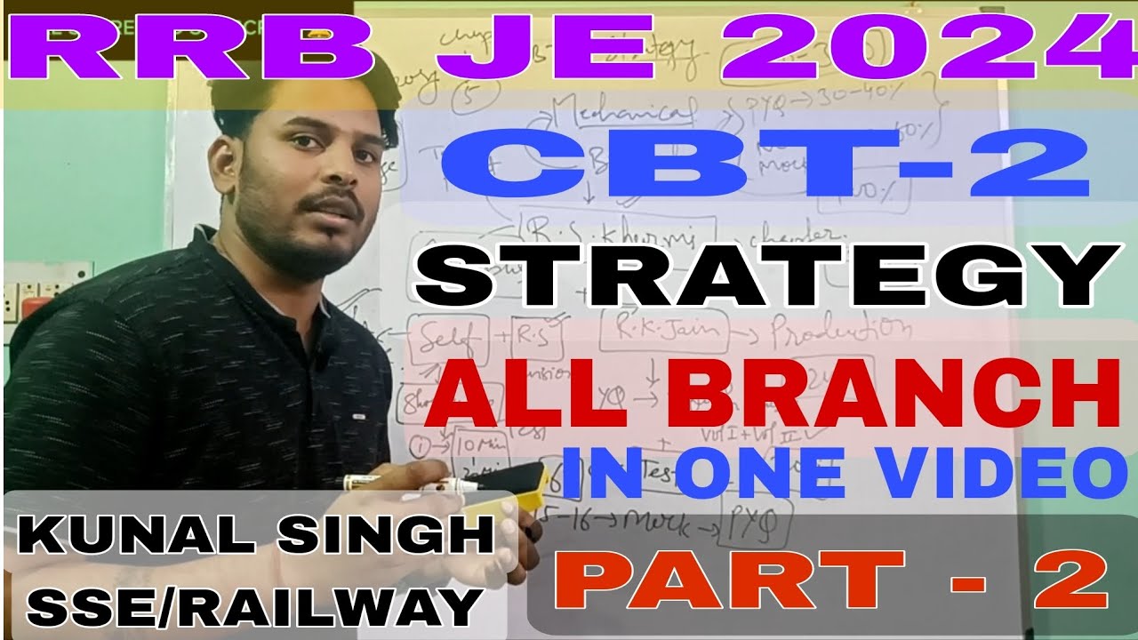 🔥 RRB JE CBT-2 STRATEGY 🔥/FULL DETAILS/ALL BOOK LIST/PART 2/ #rrbje #railway #exam #kunalsir