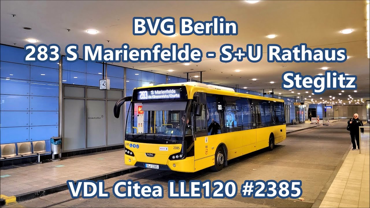 BVG Berlin - Linie 283, VDL Citea LLE-120 #2385