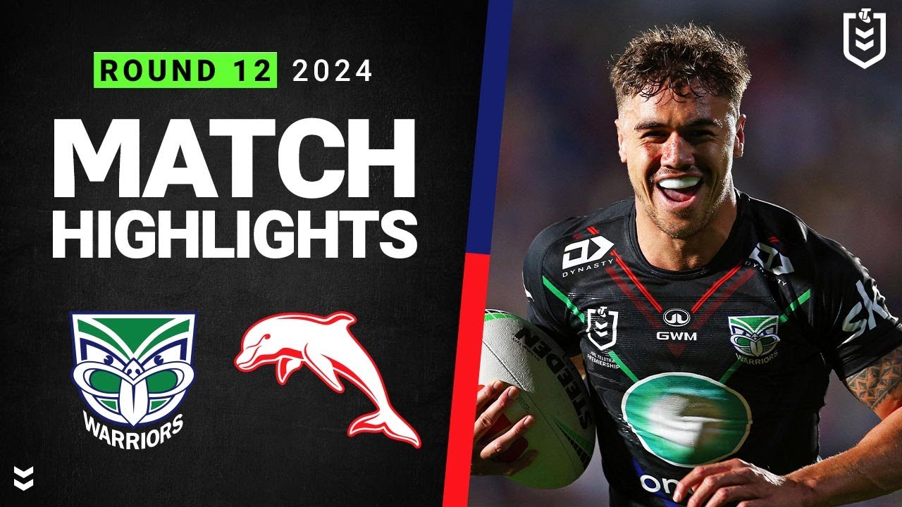 NRL Highlights | NRL 2024 | Warriors v Dolphins | Match Highlights
