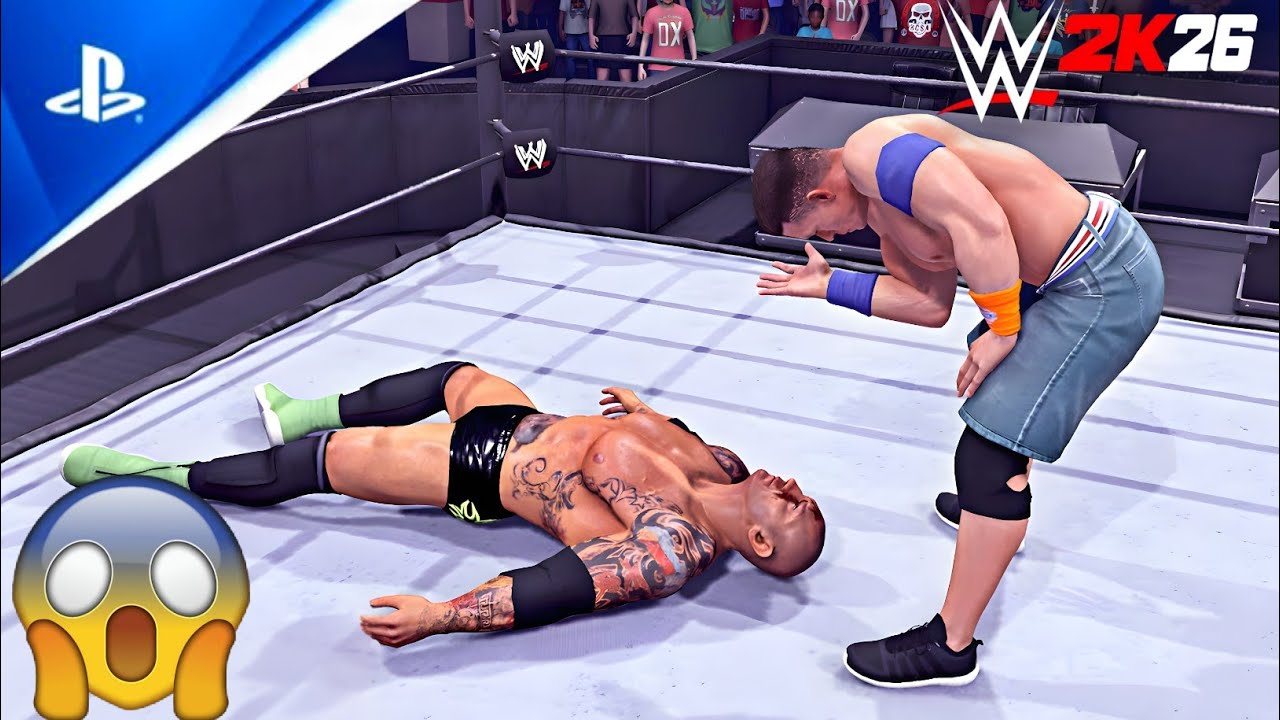 WWE 2K25 - John Cena vs Batista - Falls Count Anywhere Match | PS5 4K HDR
