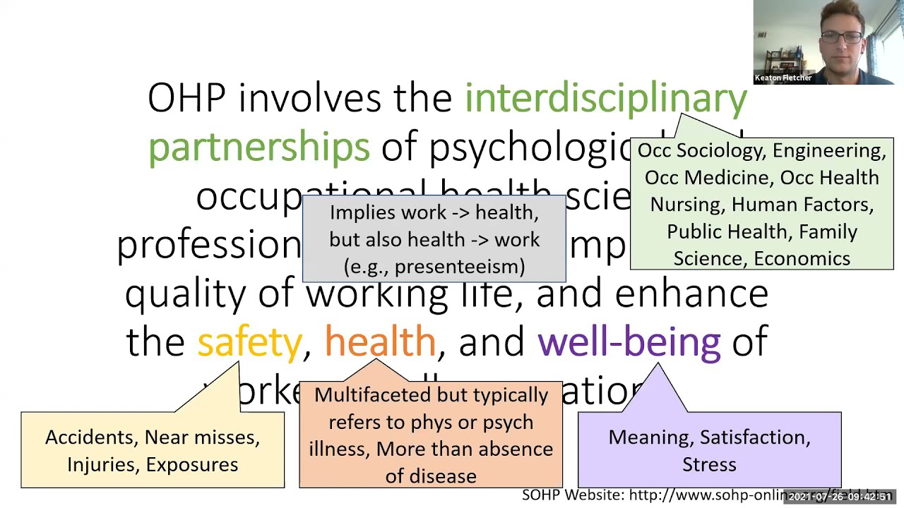 An Introduction to Occupational Health Psychology