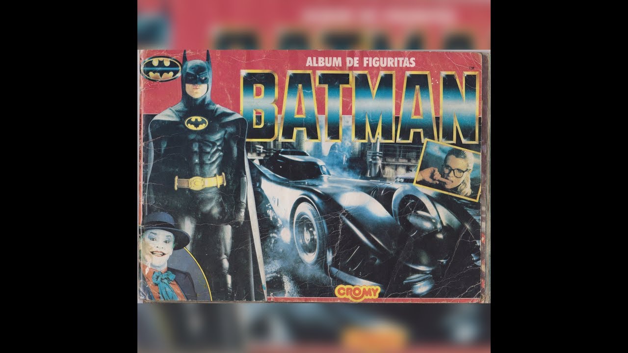 ÁLBUM DE FIGURITAS BATMAN 1989