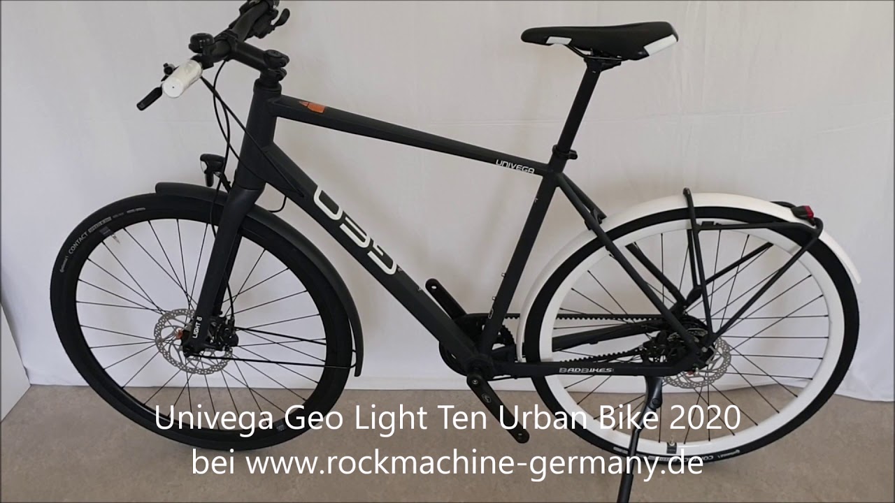 Univega Geo Light Ten Shimano Alfine Gates Carbon Drives Urban Bike 2020