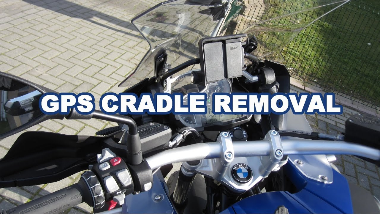 BMW R1200GS Adventure GPS Cradle Removal