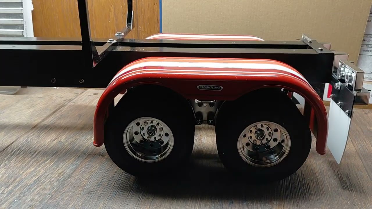 12-6-25,my Tamiya logging trailer is finished except 1 more build of the log bolster bunk.