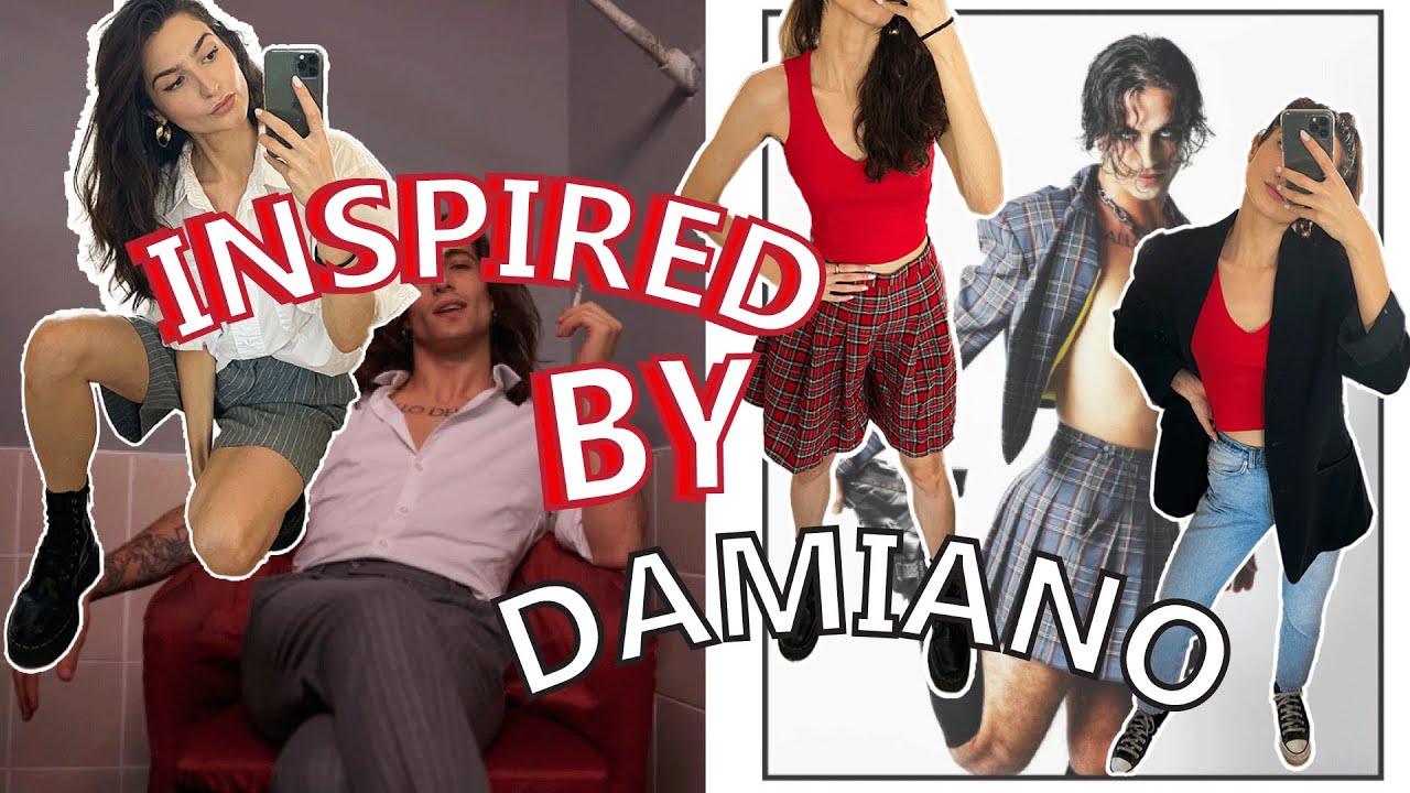 RECREATING DAMIANO DAVID'S OUTFITS * MORE INSPIRED*