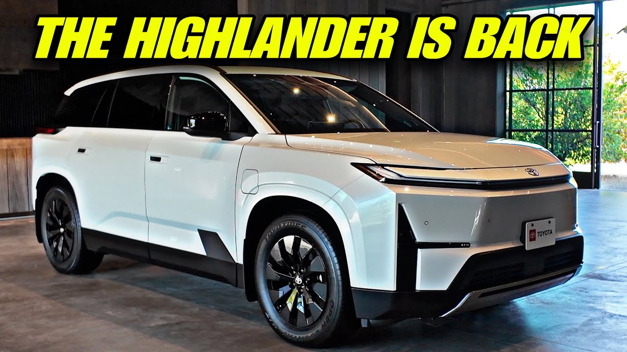 Новый Toyota Highlander претерпел значительные изменения — первый взгляд на Toyota Highlander 202...