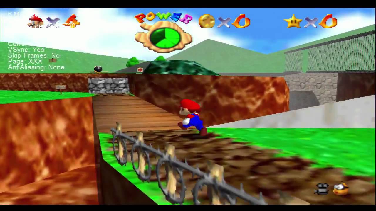 Surreal64 CE B5.5 - Super Mario 64 HD 720p Bob-Omb Battlefield