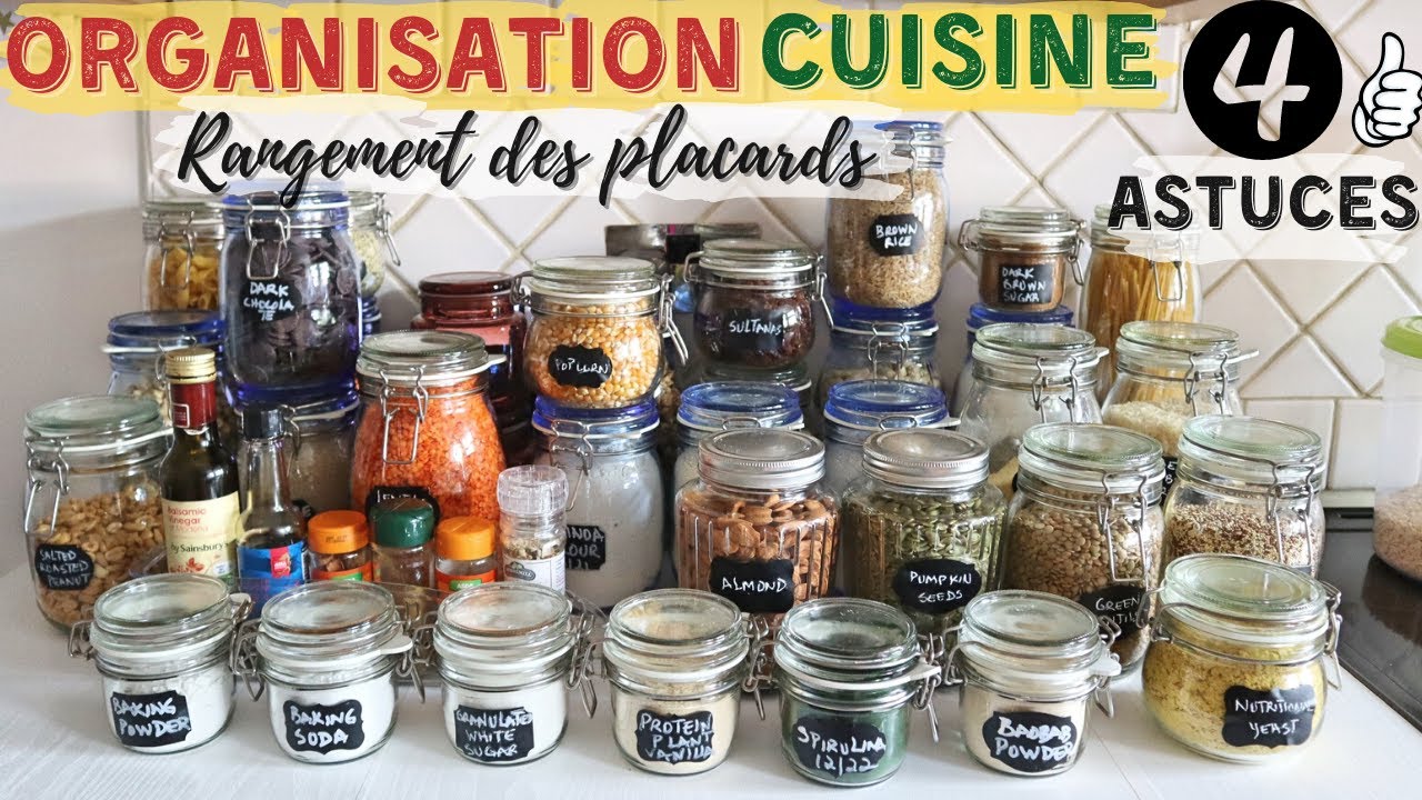 ORGANISATION CUISINE/ ASTUCES DE RANGEMENT DES PLACARDS - ORGANISER SA CUISINE | NELLYGDEUGOUE