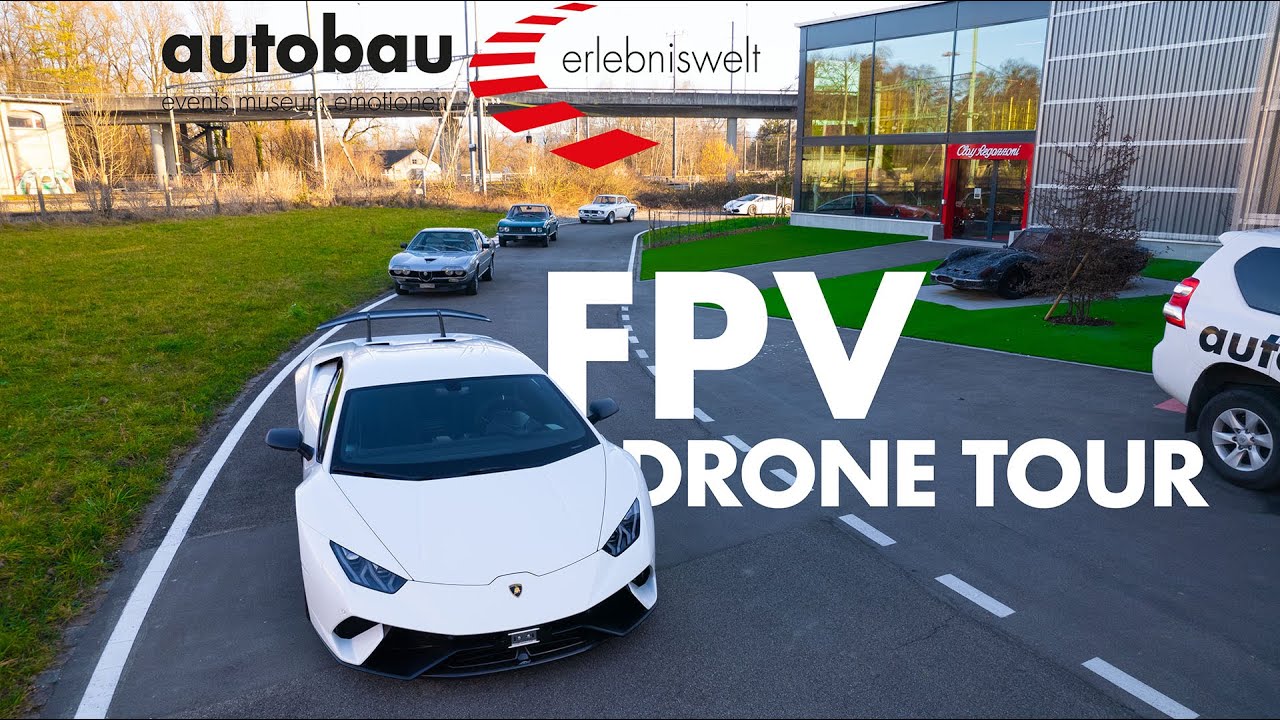 FPV DRONE TOUR OF THE AUTOBAU CAR COLLECTION
