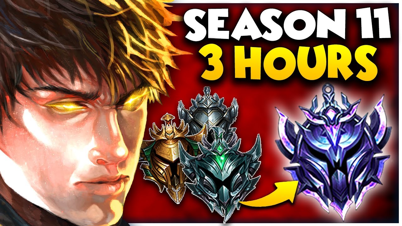 Climb to DIAMOND in THREE HOURS like the PROS in SEASON 11...GAREN ONLY