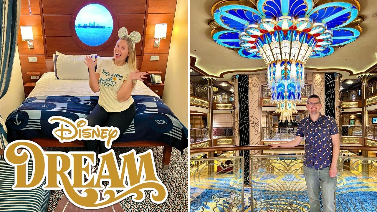 Disney Dream Day 1 - Embarkation, Stateroom Tour, Sail Away & MORE!