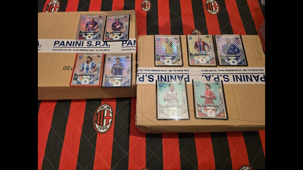 HIT!!! PRZYSZŁY DWIE PACZKI Z WŁOSKIEGO PANINI - MAM KOLEJNE  4 KARTY PLATINUM W KOLEKCJI!!!