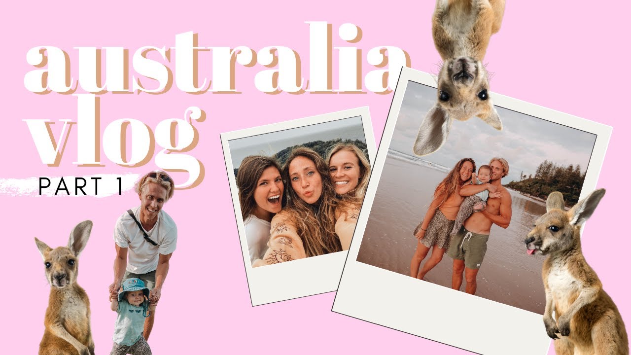 kangaroos, shopping, and surfing! | AUSTRALIA Travel Vlog | part 1