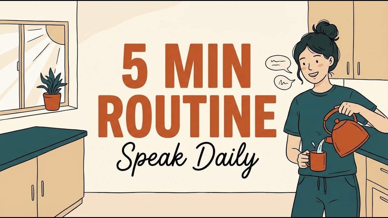 The 5-Minute Morning Habit That Fixes Your English Speaking