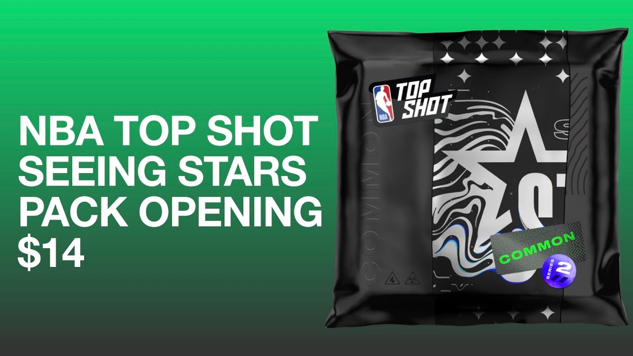 CRAZY 1ST TOP SHOT PACK PULL! | NBA Top Shot Seeing Stars Pack Opening
