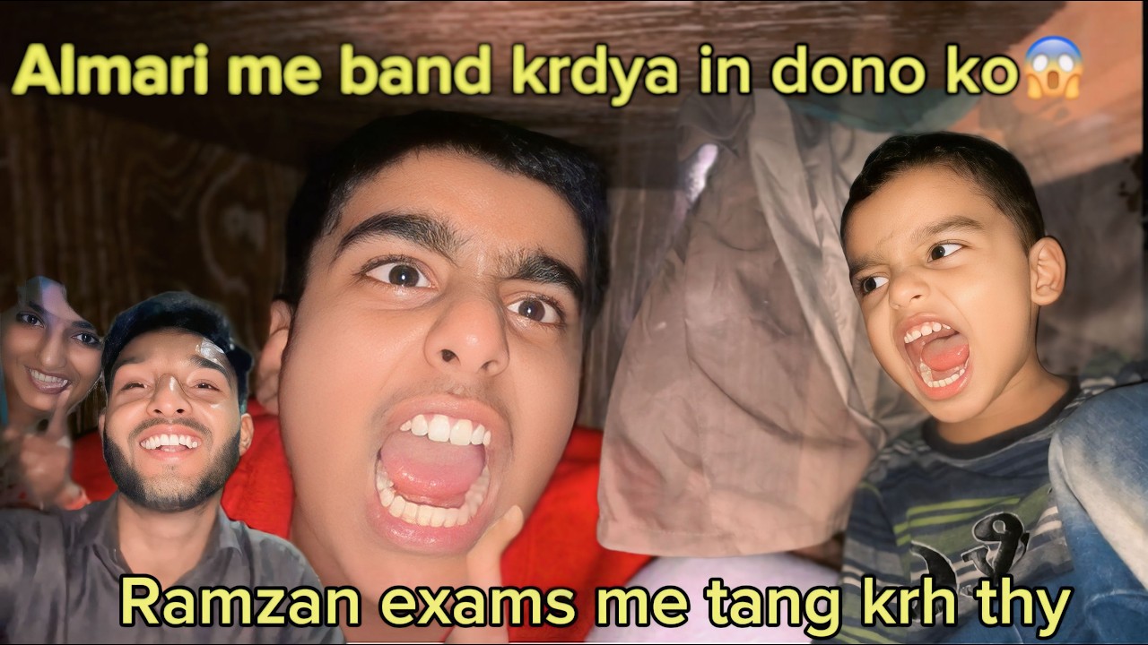 “I Locked Kids in the Closet During Ramadan Exams! 😅 ramzan vlog 2026