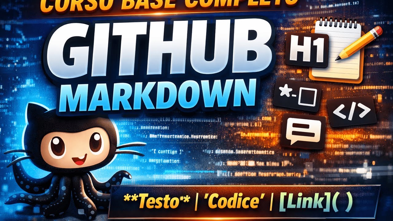 Corso Base Completo GitHub Markdown [2026]