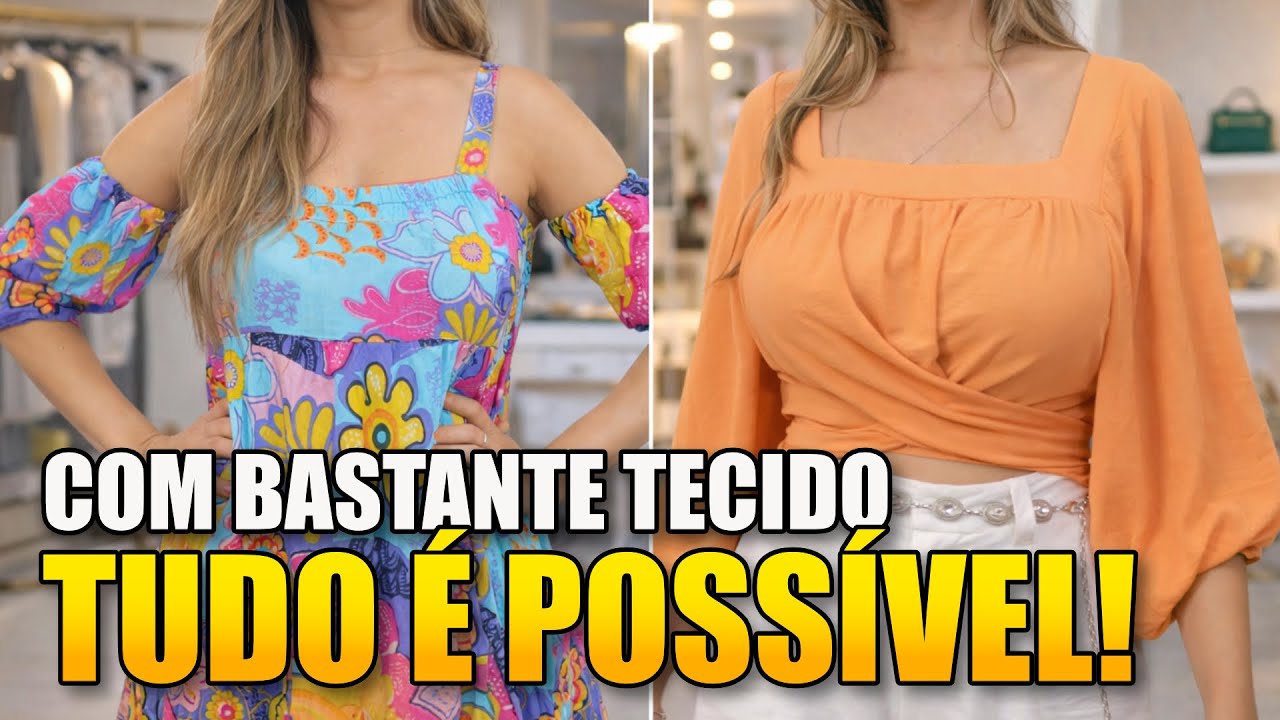 3 Formas de Salvar Roupas com Muito Tecido - Calças e Vestidos