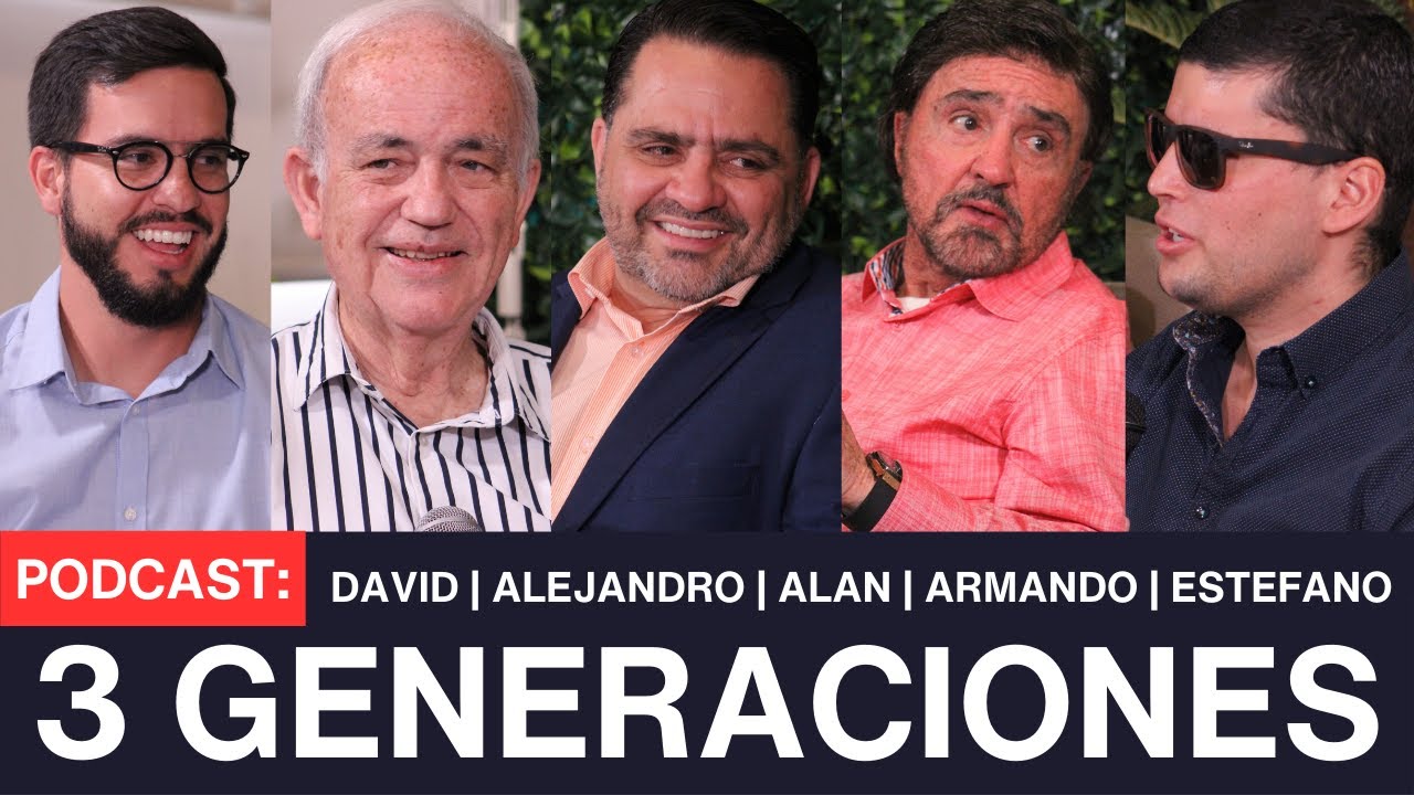 TRES GENERACIONES ALDUCIN | David, Alejandro, Alan, Armando y Estefano Alducin | PODCAST
