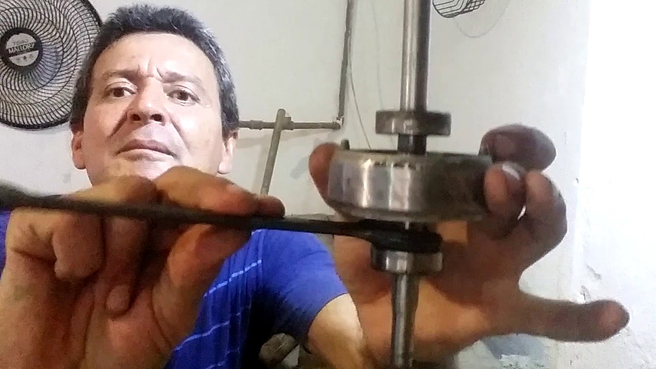 Como trocar  rolamentos  do ventilador Arge sem o saca rolamentos