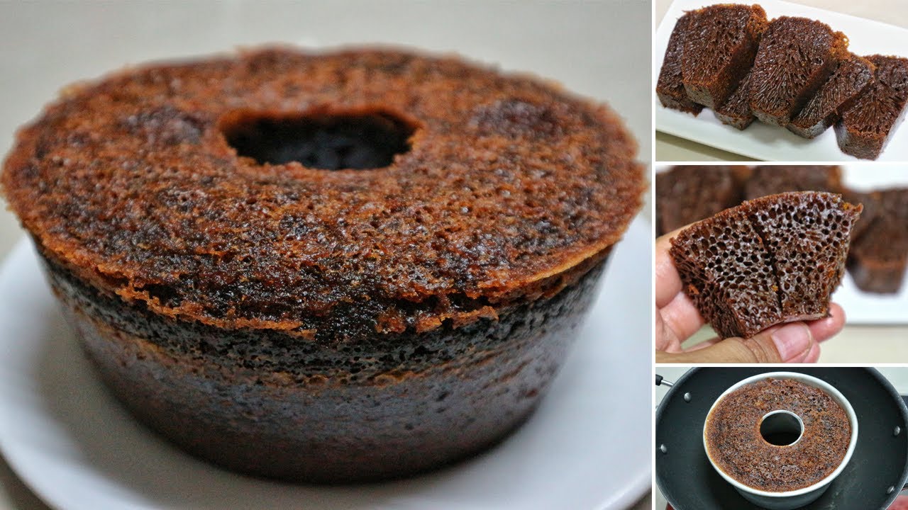 MEMBUAT BOLU SARANG SEMUT PAKAI PANCI | TAKARAN SENDOK | LEMBUT BERSARANG