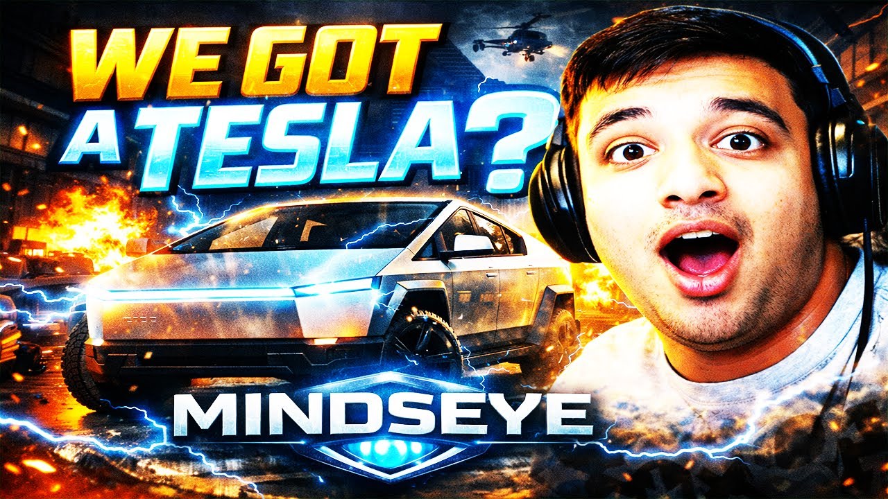 OUR COMPANY CAR IS A TESLA??*MINDSEYE* (EP2)