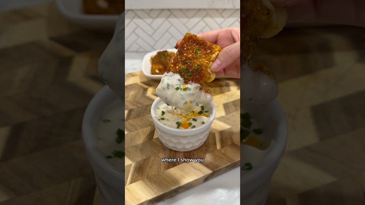 AIR FRYER CHILIS INSPIRED NASHVILLE HOT MOZZARELLA STICKS🌶️🧀