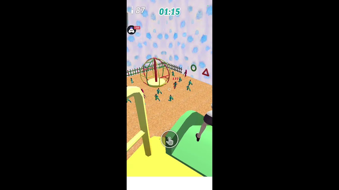 SQUID GAME RED LIGHT🛑 GREEN LIGHT🟢 DON'T SHAKE K SNIPER CHALLANGE 3D  EPI 145
