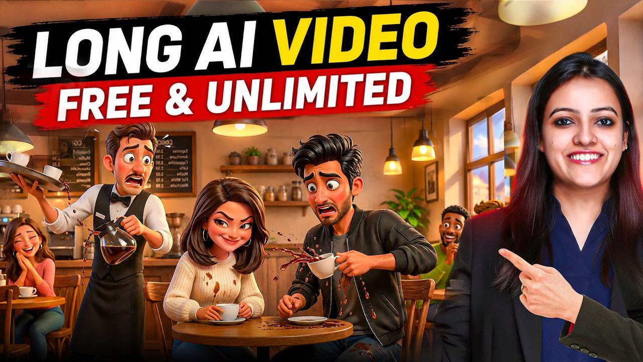 Make Long AI Videos FREE🔥One Click, Voice + Lip Sync✨AI Video kaise banaye 🔥FREE AI Video Generator