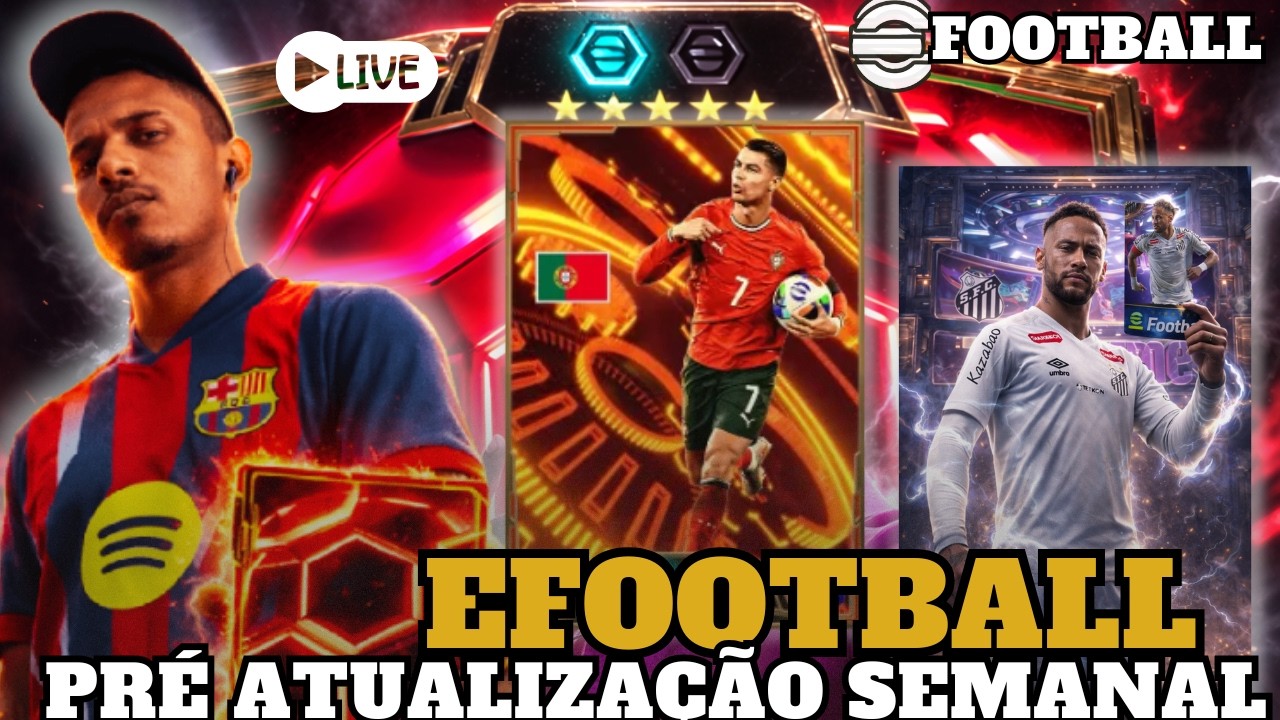 PRÉ ATUALIZAÇÃO DE SEMANAL JOGANDO EFOOTBALL |  COLE NA RESENHA TROPA-3#