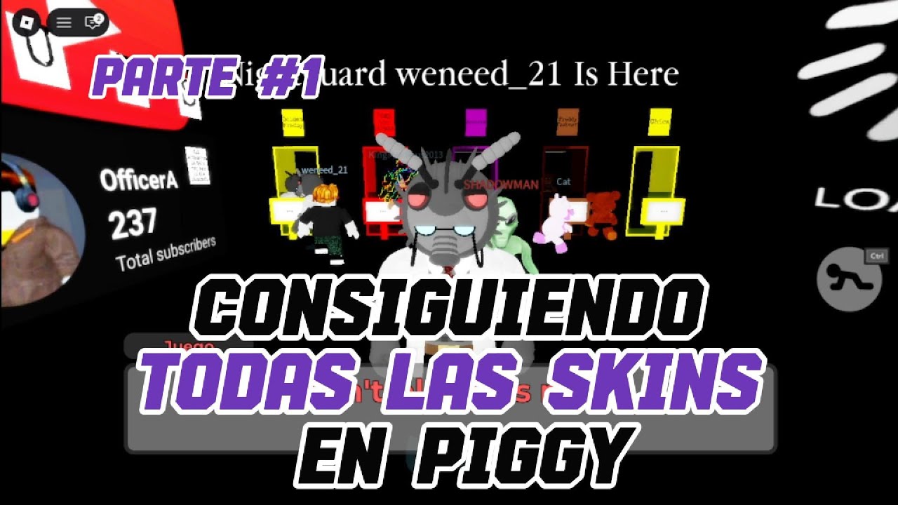 consiguiendo las skins de piggy parte 1