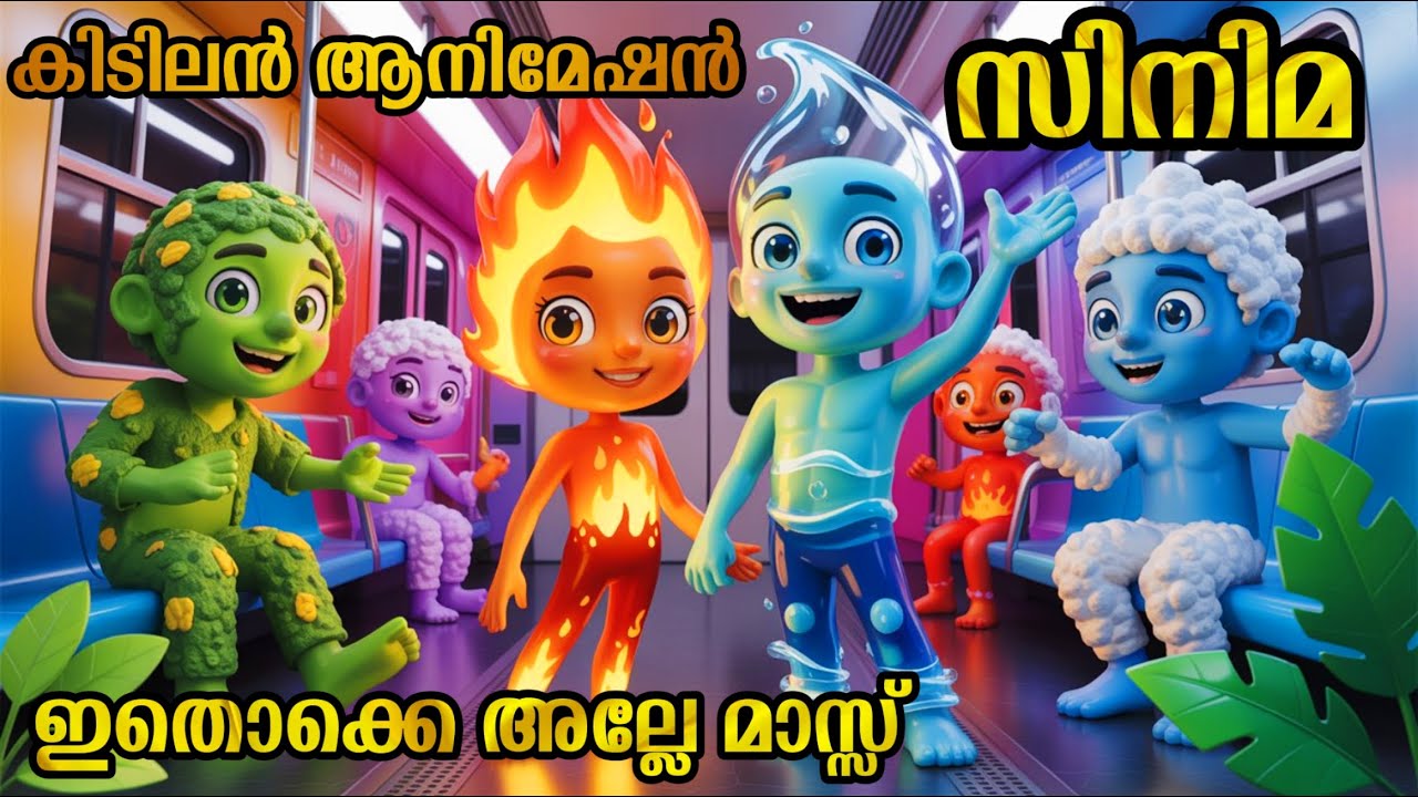 Elemental (2023) 🔥💧 Animated Movie Explained in Malayalam