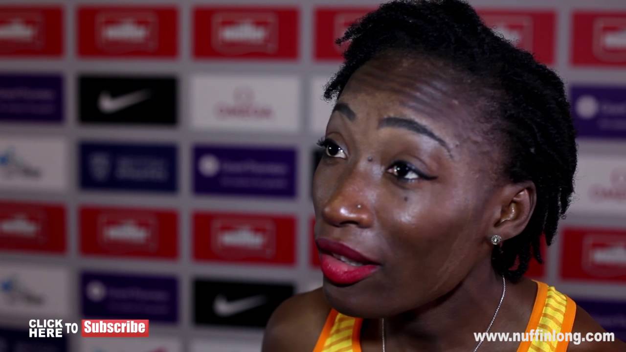 MARIE JOSEE TA LOU IS HAPPY RUNNING SUB 11 & IS READY FOR RIO | Muller Anniversary Games 2016 |