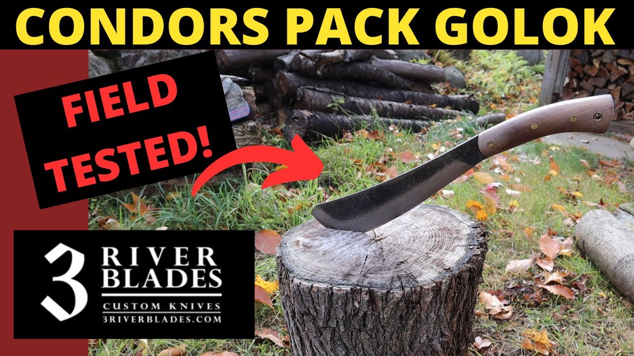 Condor Golok Pack Machete Test and Review