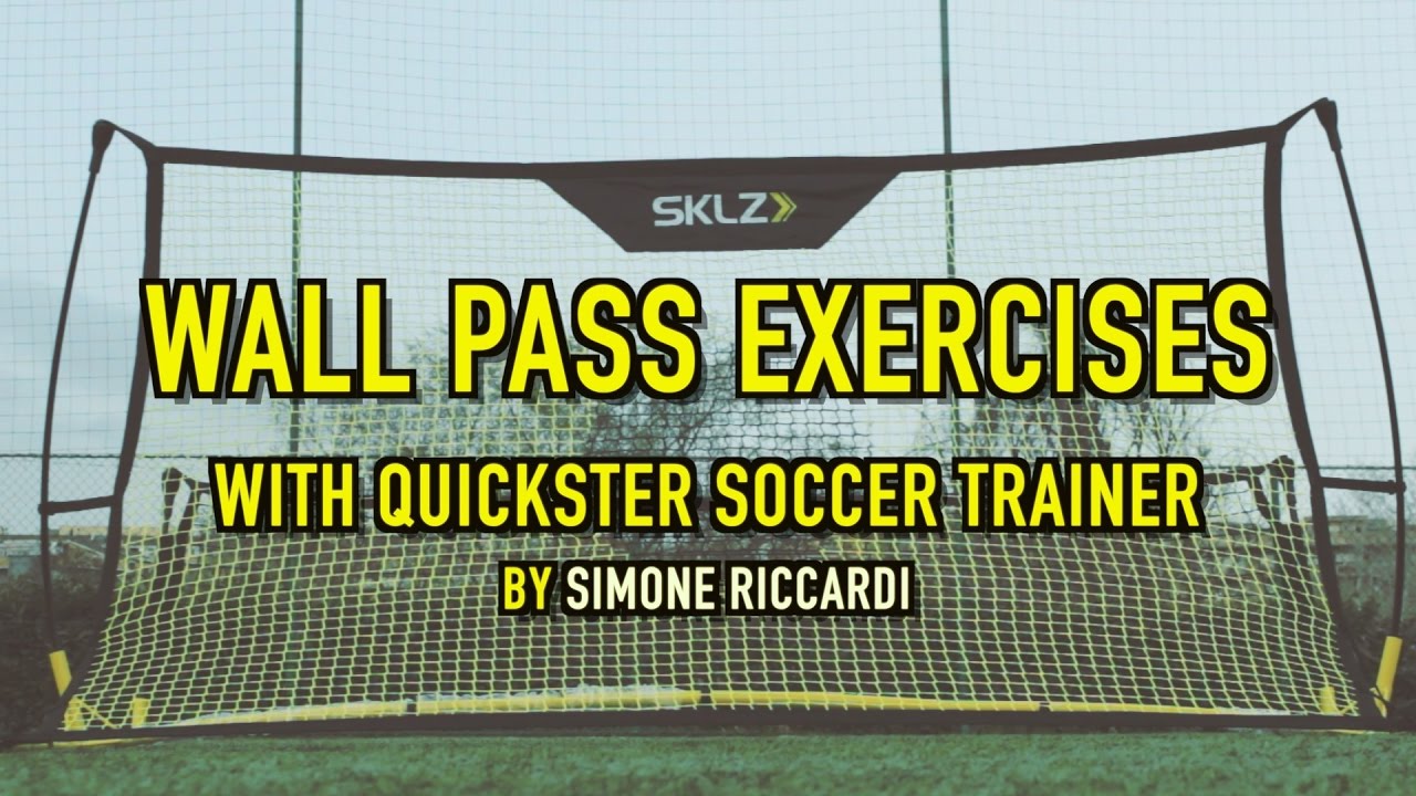 Wall Pass Exercises - with Quickster Soccer Trainer