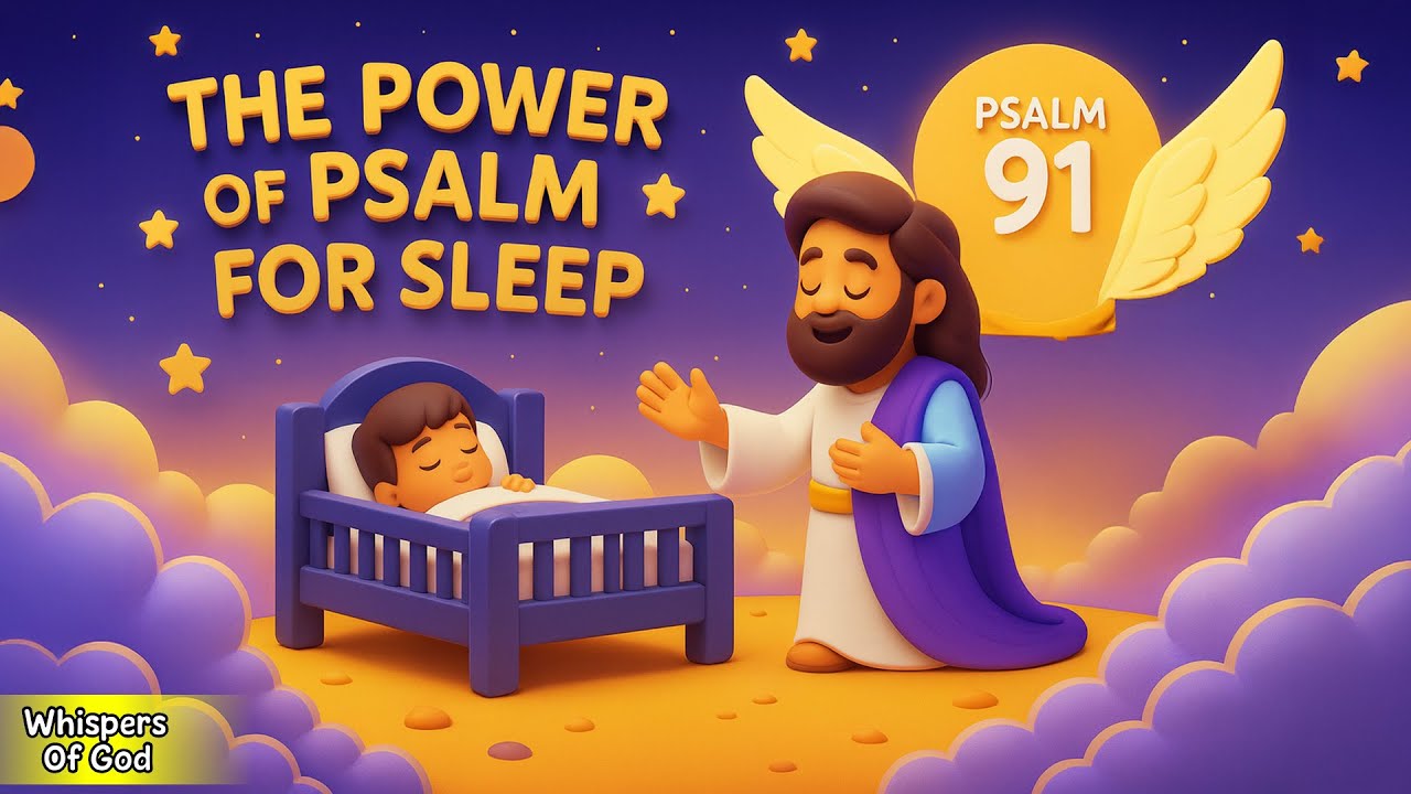 The Power of Psalm 91 for Sleep | Christian Lullaby Music for Babies
