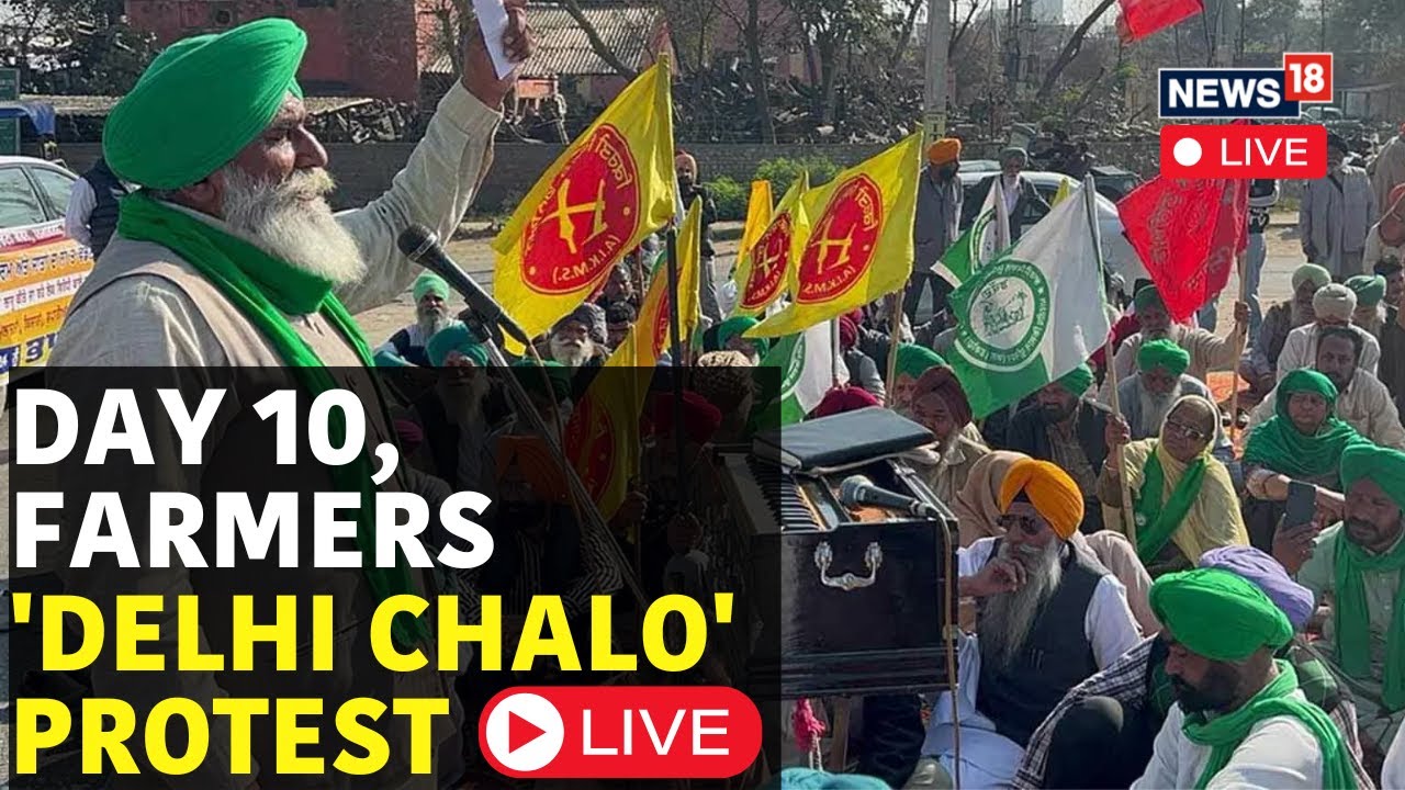 Farmers Protest LIVE | 'Delhi Chalo' March Resumes LIVE | Delhi Border Areas On Alert LIVE | N18L