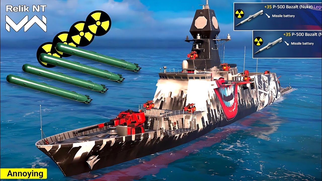 ROKS Chungnam - Full Mark-45 ASTOR With P-500 Bazalt in Action Gameplay - Modern Warships