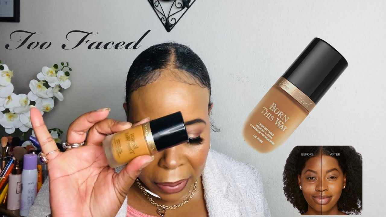 Born This Way foundation review on caramel tan skin & great for the summer!!💦❤️☀️