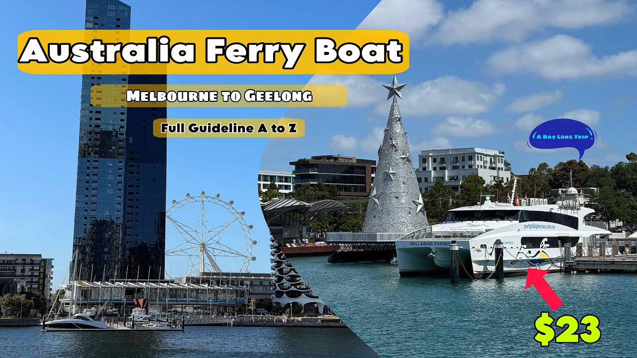 $23 Famous Ferry Ride in Australia | Melbourne | A Day-Long Trip, Full Tour Guide