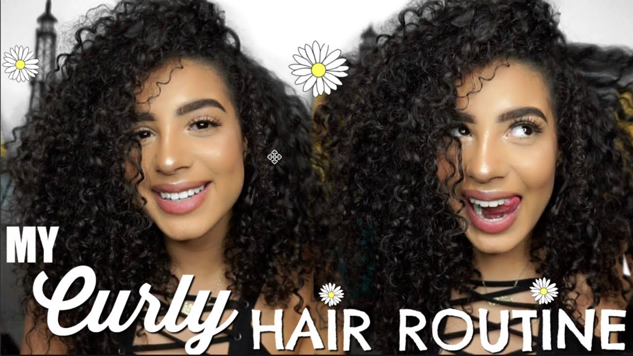 My Natural Curly Hair Routine 2018