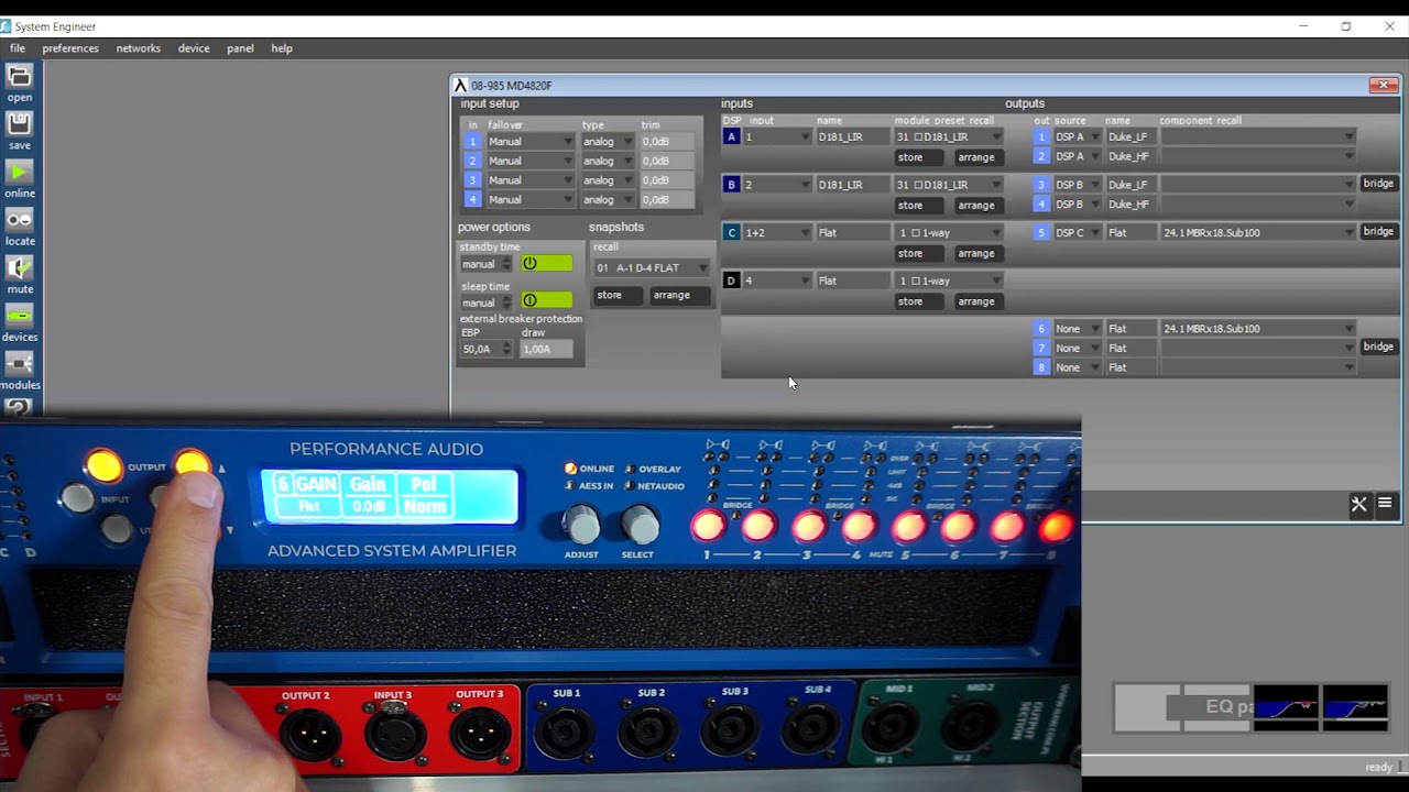 [FAVO_TUTORIAL#03] Obsługa panelu frontowego wzmacniaczy FAVO MD4406, MD4420 i MD4820