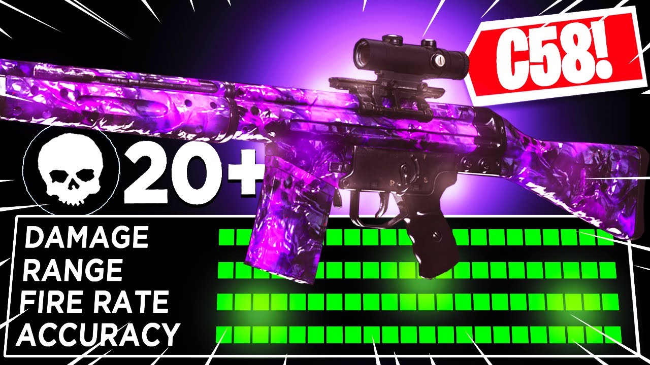The *OVERPOWERED* C58! 🤯 BEST C58 CLASS WARZONE (COLD WAR WARZONE SEASON 6)