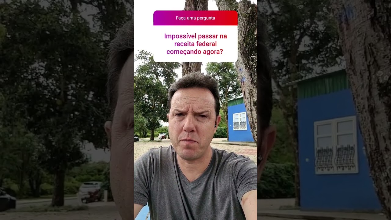 Imposs&iacute;vel passar na Receita Federal come&ccedil;ando agora? #receitafederal #concursodareceitafederal