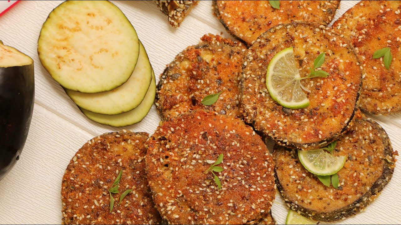 РЕЦЕПТ жареных баклажанов из духовки с семечками. Без жарки, хрустящая и сочная